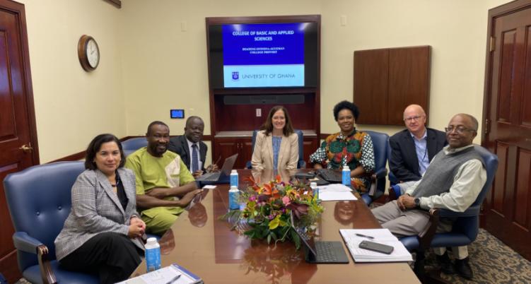 Meeting with the Central Provost and the University of Ghana